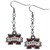 Mississippi State Bulldogs Crystal Dangle Earrings