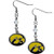 Iowa Hawkeyes Crystal Dangle Earrings