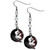 Florida State Seminoles Crystal Dangle Earrings