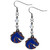 Boise State Broncos Crystal Dangle Earrings