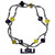 LSU Tigers Crystal Bead Bracelet