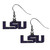 LSU Tigers Chrome Dangle Earrings