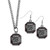 South Carolina Gamecocks Dangle Earrings and Chain Necklace Set