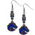 Boise State Broncos Euro Bead Earrings