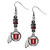 Utah Utes Euro Bead Earrings