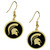 Michigan State Spartans Gold Tone Earrings