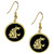 Washington State Cougars Gold Tone Earrings