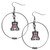 Arizona Wildcats 2" Hoop Earrings