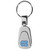 North Carolina Tar Heels Steel Teardop Key Chain