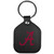 Alabama Crimson Tide Leather Square Key Chain