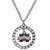 Mississippi State Bulldogs Rhinestone Hoop Necklace