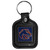 Boise State Broncos Square Leather Key Chain