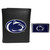 Penn State Nittany Lions Leather Tri-fold Wallet & Color Money Clip