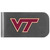 Virginia Tech Hokies Logo Bottle Opener Money Clip