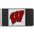 Wisconsin Badgers Steel Money Clip