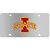 Iowa State Cyclones Steel License Plate Wall Plaque