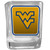 West Virginia Mountaineers Square Glass Shot Glass