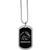 Boise State Broncos Chrome Tag Necklace
