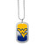 West Virginia Mountaineers Team Tag Necklace