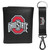 Ohio State Buckeyes Tri-fold Wallet & Strap Key Chain