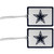 Dallas Cowboys Vinyl Luggage Tag - 2 Pack