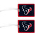 Houston Texans Vinyl Luggage Tag - 2 Pack