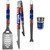 Buffalo Bills 3 Piece Tailgater BBQ Set and Season Shaker