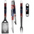 New England Patriots 3 Piece BBQ Set and Bottle Opener