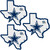 Dallas Cowboys Home State Decal - 3 Pack
