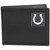 Indianapolis Colts Gridiron Leather Bi-fold Wallet Packaged in Gift Box