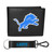 Detroit Lions Bi-fold Wallet & Strap Key Chain