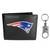 New England Patriots Bi-fold Wallet & Valet Key Chain