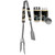 New Orleans Saints 3 in 1 BBQ Tool and Season Shaker