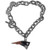New England Patriots Charm Chain Bracelet