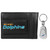 Miami Dolphins Leather Cash & Cardholder & Steel Key Chain