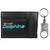 Miami Dolphins Leather Cash & Cardholder & Valet Key Chain