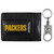 Green Bay Packers Leather Cash & Cardholder & Valet Key Chain