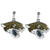 Jacksonville Jaguars Crystal Stud Earrings
