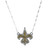 New Orleans Saints Crystal Logo Necklace