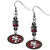 San Francisco 49ers Euro Bead Earrings