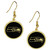 Seattle Seahawks Gold Tone Earrings