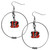 Cincinnati Bengals 2" Hoop Earrings