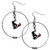 Houston Texans 2" Hoop Earrings