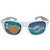 Miami Dolphins White I Heart Game Day Shades
