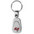 Tampa Bay Buccaneers Steel Teardop Key Chain