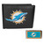 Miami Dolphins Leather Bi-fold Wallet & Color Money Clip