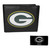 Green Bay Packers Leather Bi-fold Wallet & Black Money Clip
