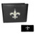 New Orleans Saints Leather Bi-fold Wallet & Black Money Clip