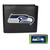Seattle Seahawks Leather Bi-fold Wallet & Color Money Clip