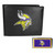 Minnesota Vikings Leather Bi-fold Wallet & Color Money Clip